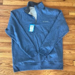 NWT Columbia Men’s Hart Mountain II Half Zip Pullover - Size Large
